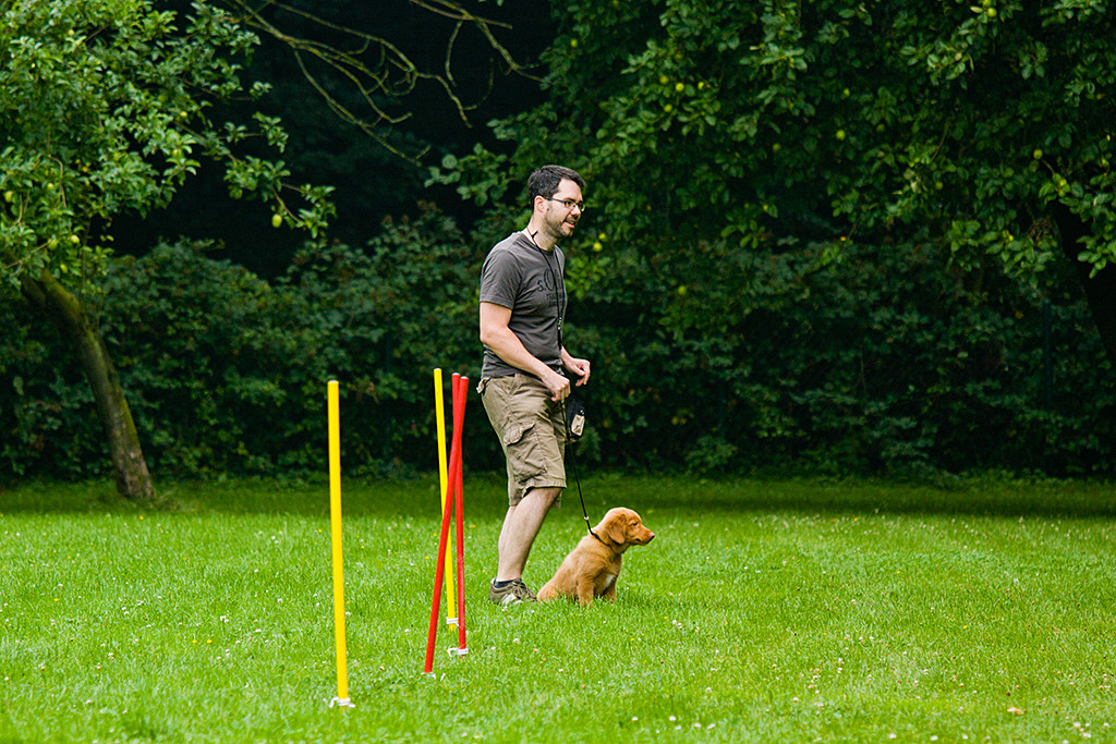 Edison und Stephan warten zusammen