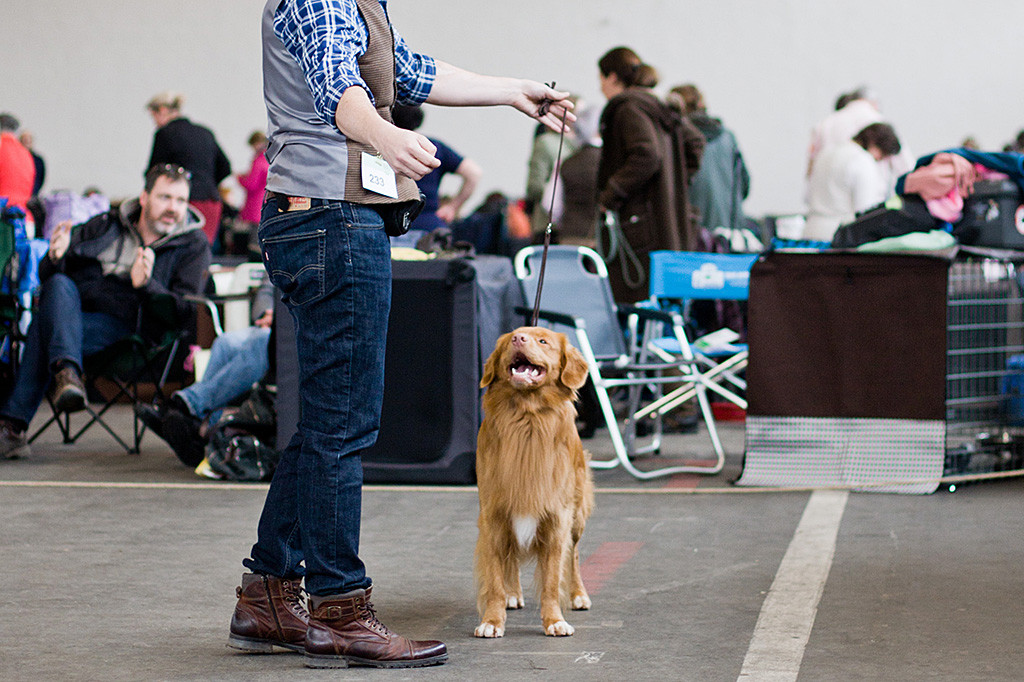 Edison lächelt frontal in die Kamera während er vor Stephan im Ring steht